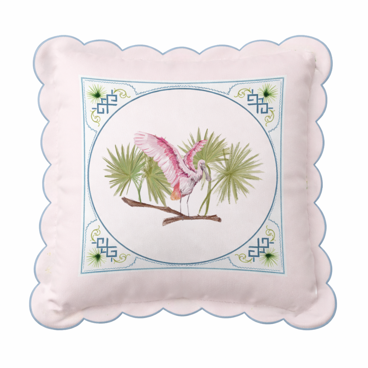 Pink Plume Pillows