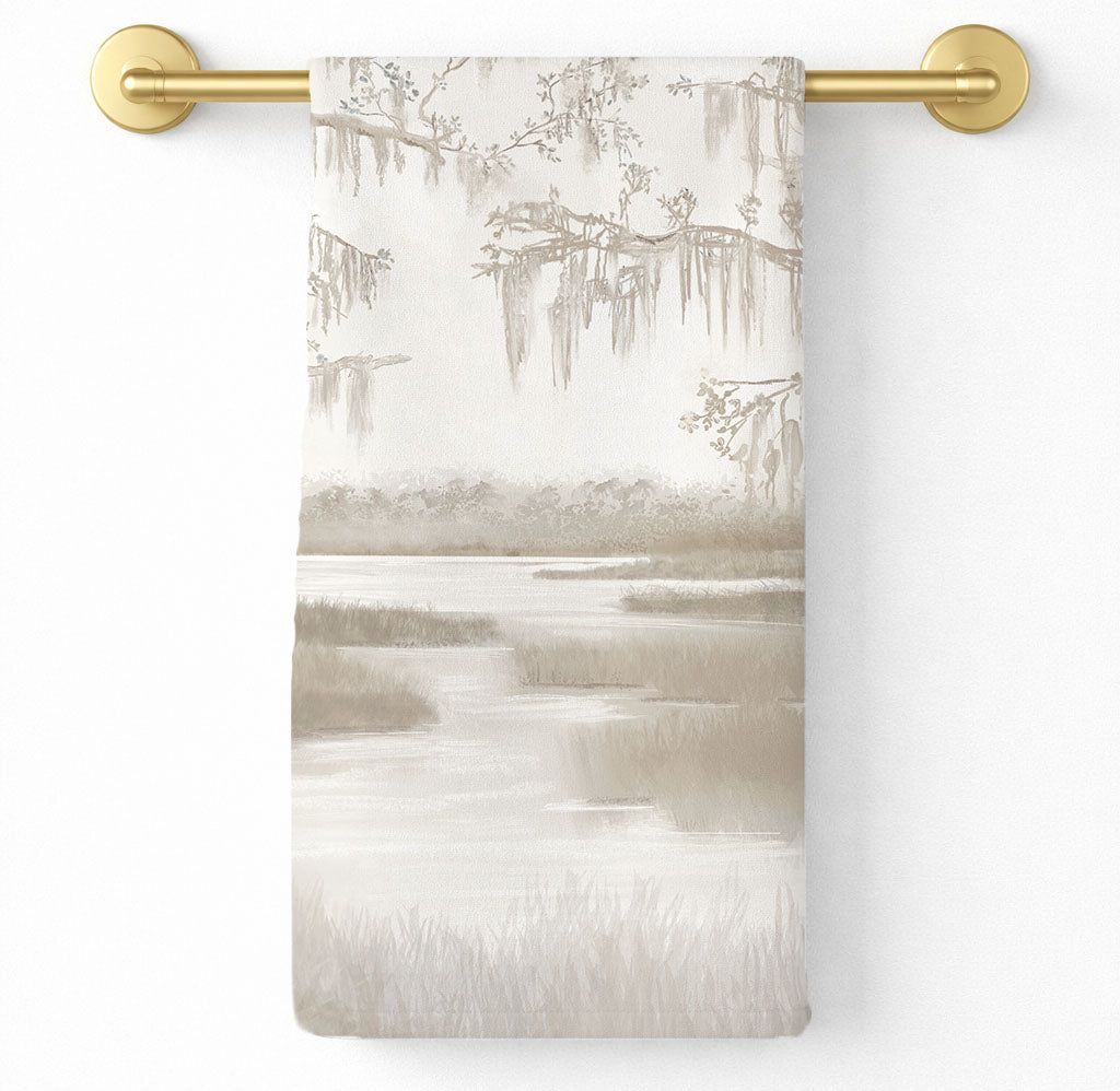 Sepia Marsh Towel