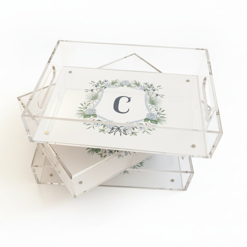 Lowcountry Crest Acrylic Tray